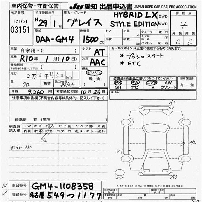 HONDA GRACE