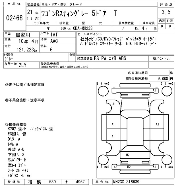 SUZUKI WAGON R STINGRAY