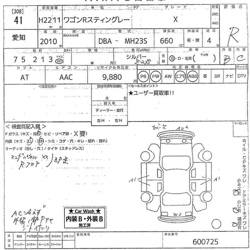 SUZUKI WAGON R STINGRAY