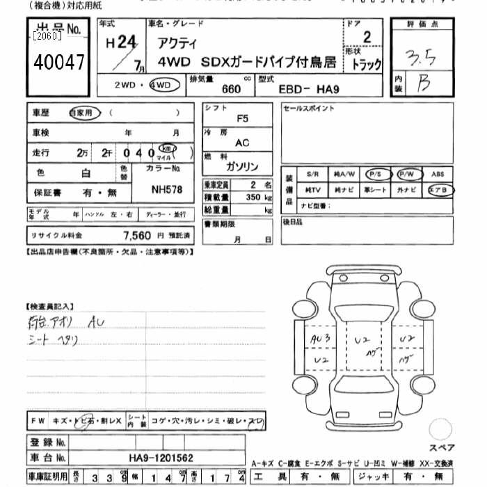 HONDA ACTY