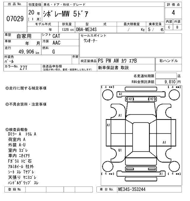 SUZUKI MW