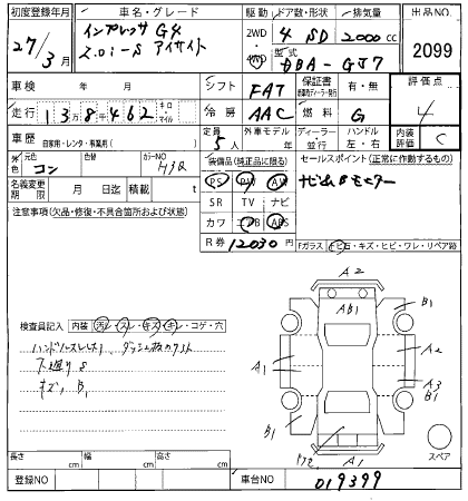 SUBARU IMPREZA G4