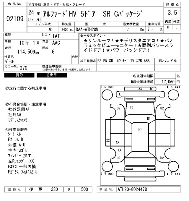 TOYOTA ALPHARD HYBRID