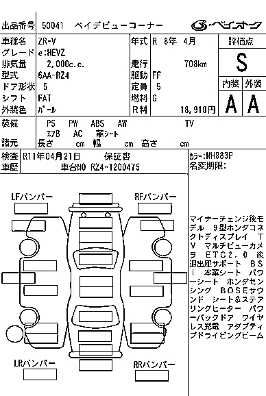 HONDA ZR-V
