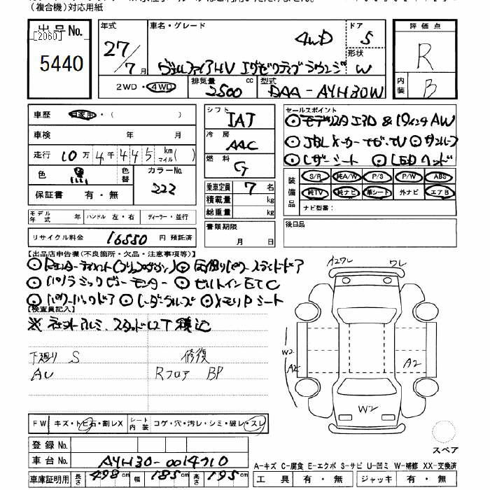 TOYOTA VELLFIRE