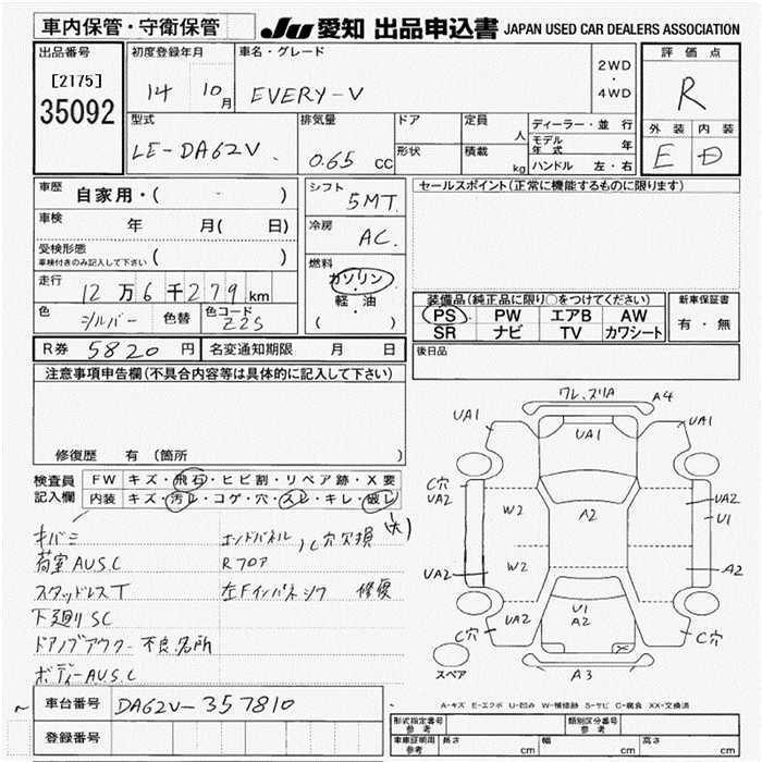 SUZUKI EVERY VAN