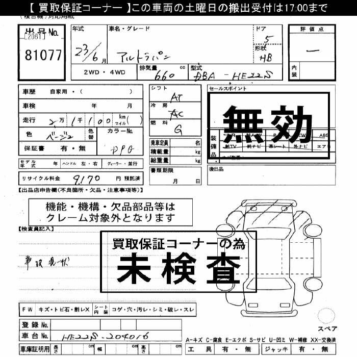 SUZUKI ALTO LAPIN