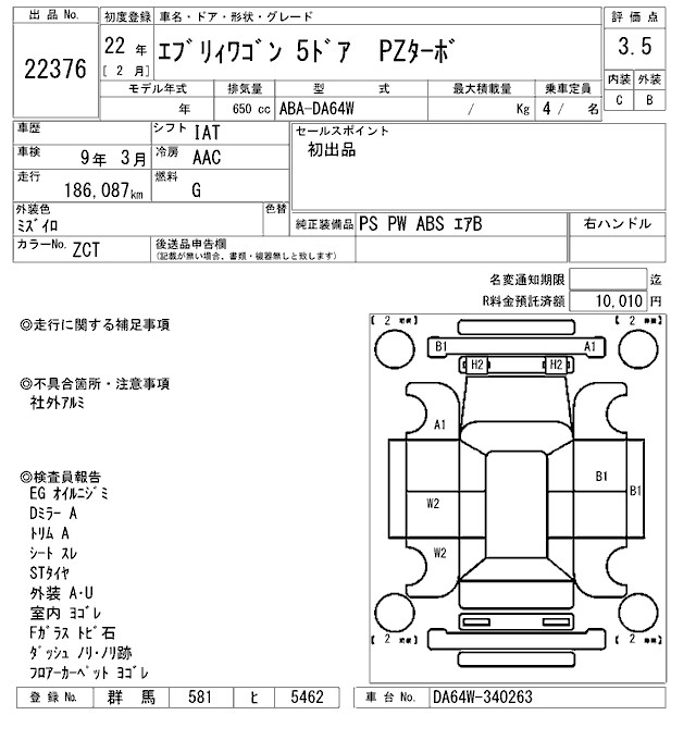 SUZUKI EVERY WAGON