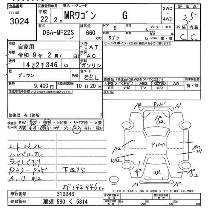 SUZUKI MRWAGON