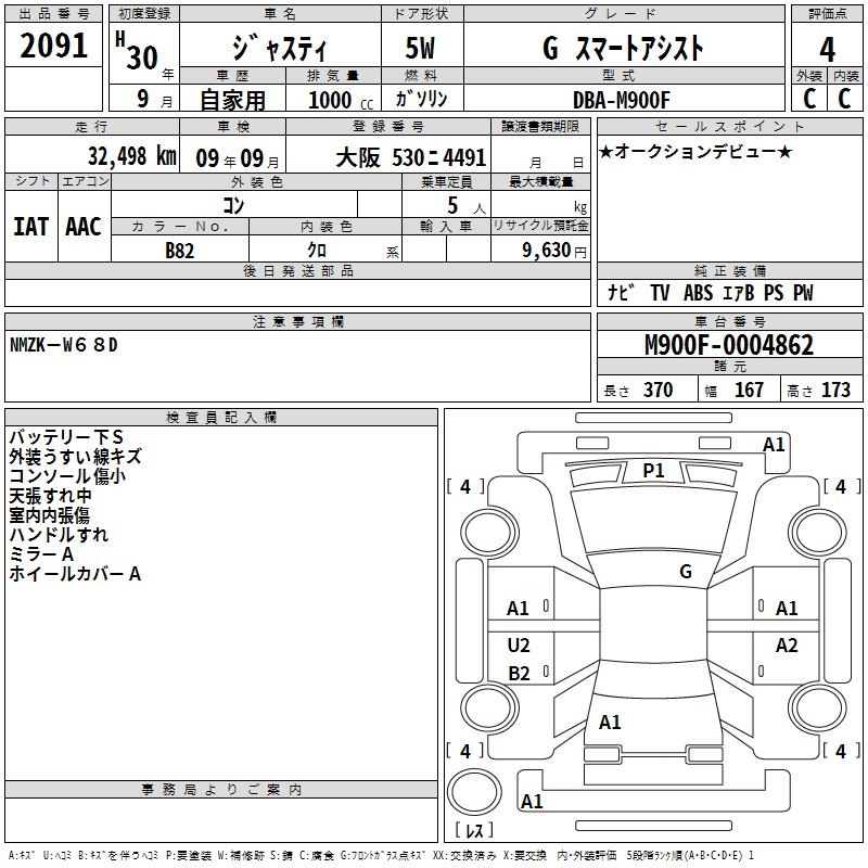 SUBARU JUSTY