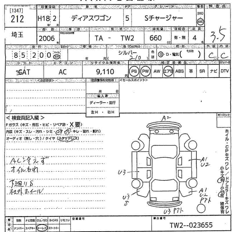 SUBARU DIAS WAGON