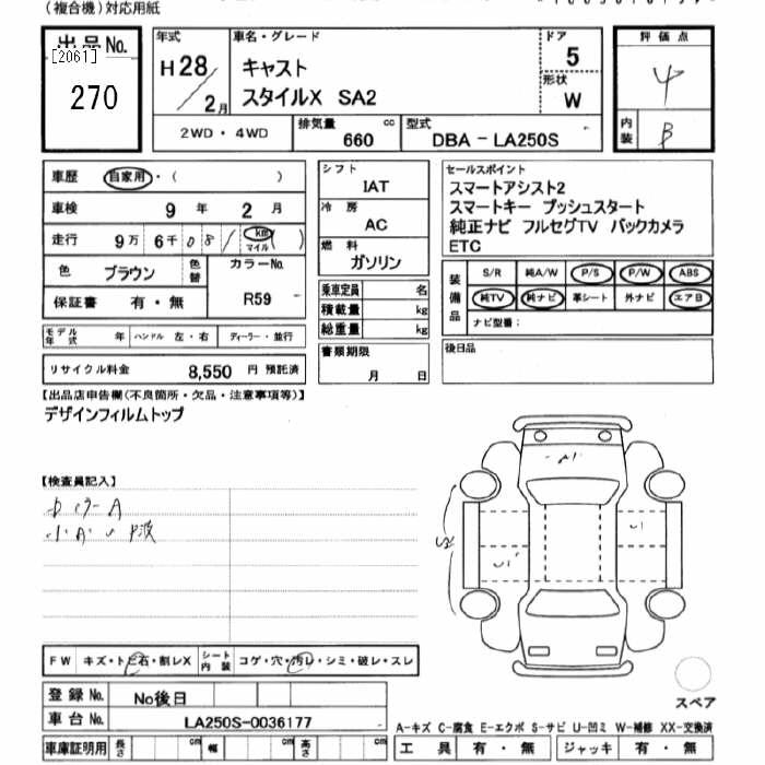 DAIHATSU CAST