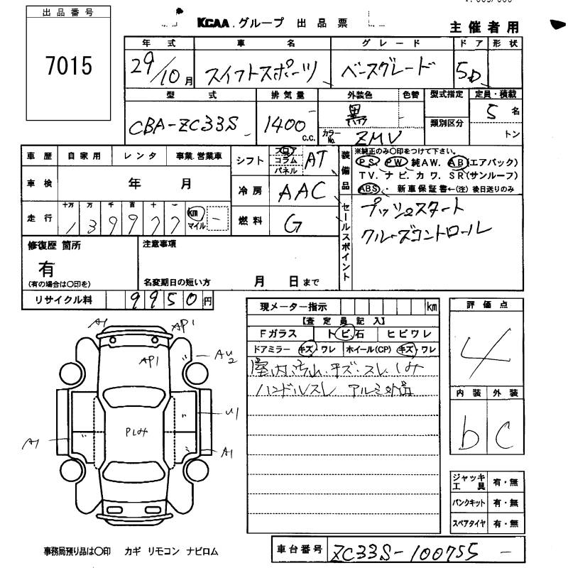 SUZUKI SWIFT SPORTS