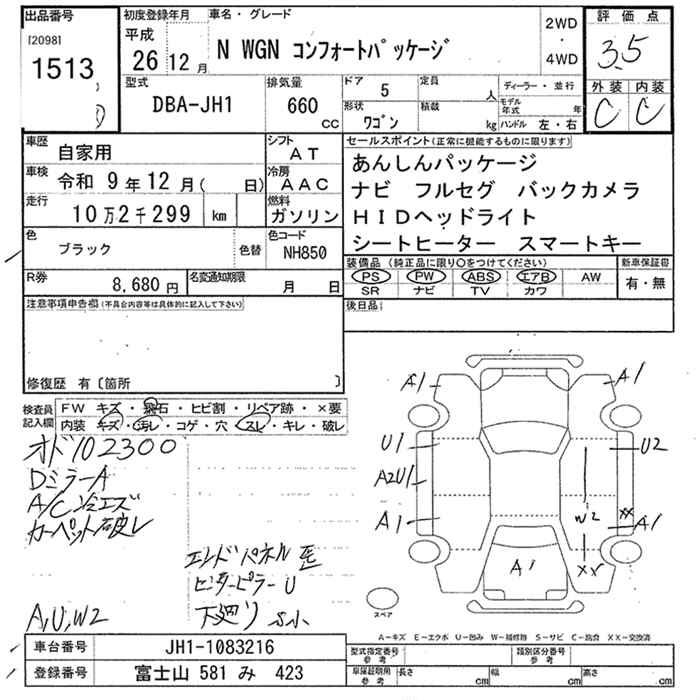 HONDA N-WGN