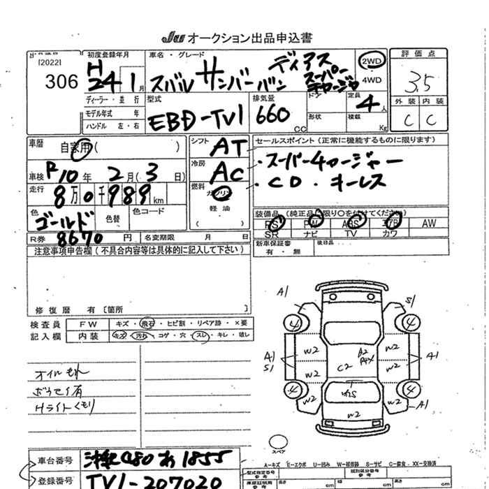 SUBARU SAMBAR DIAS