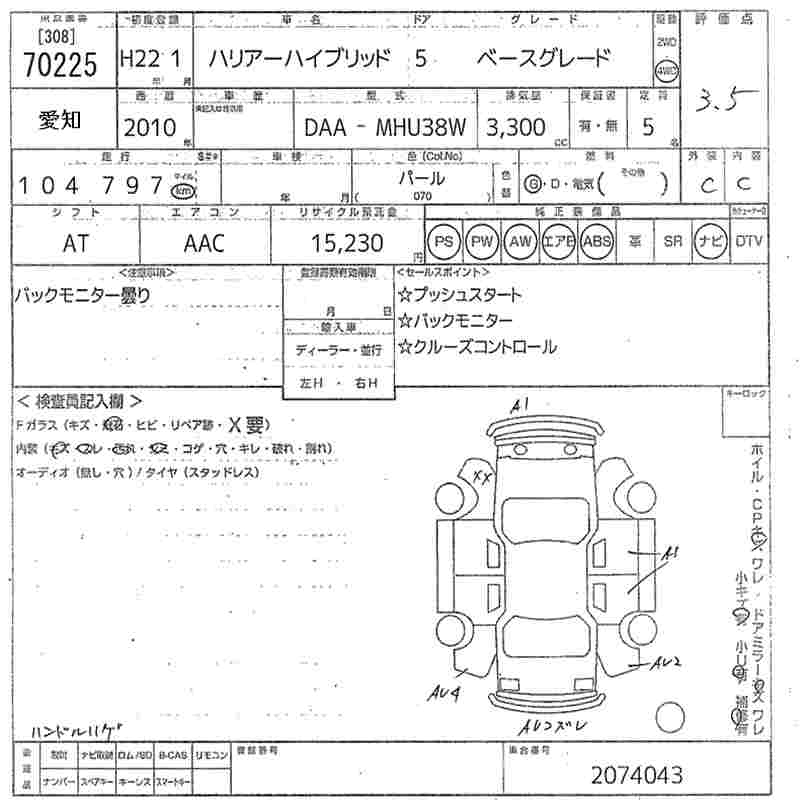 TOYOTA HARRIER