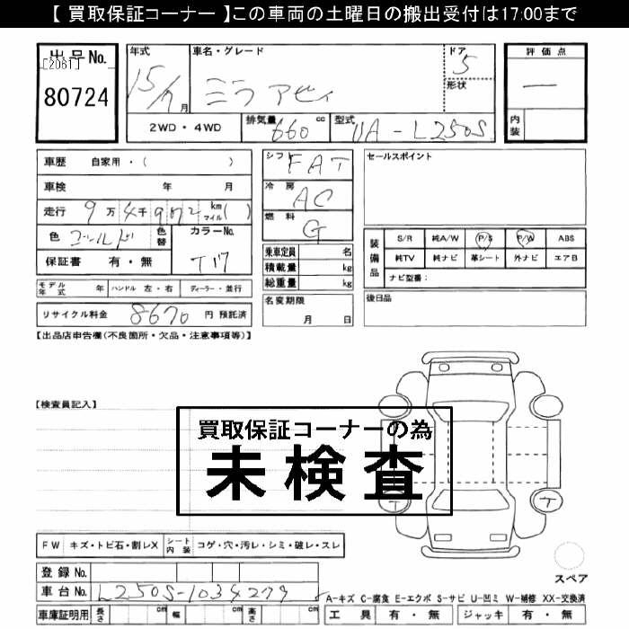 DAIHATSU MIRA AVY