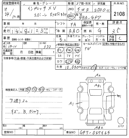 SUBARU IMPREZA XV