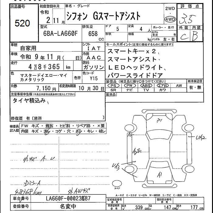 SUBARU CHIFFON