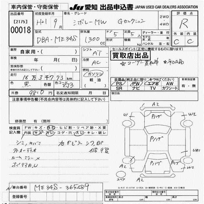 SUZUKI MW