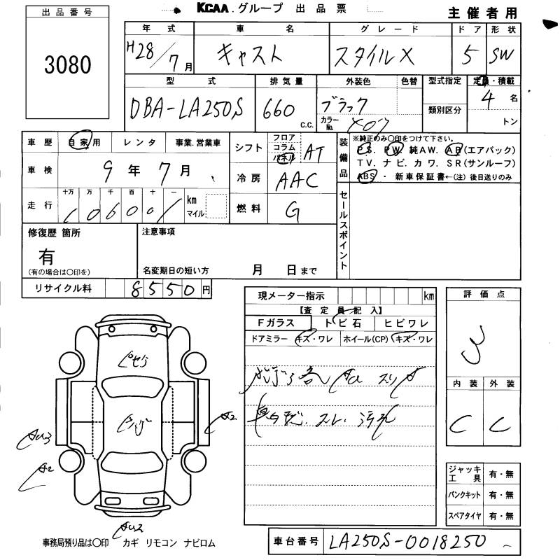 DAIHATSU CAST