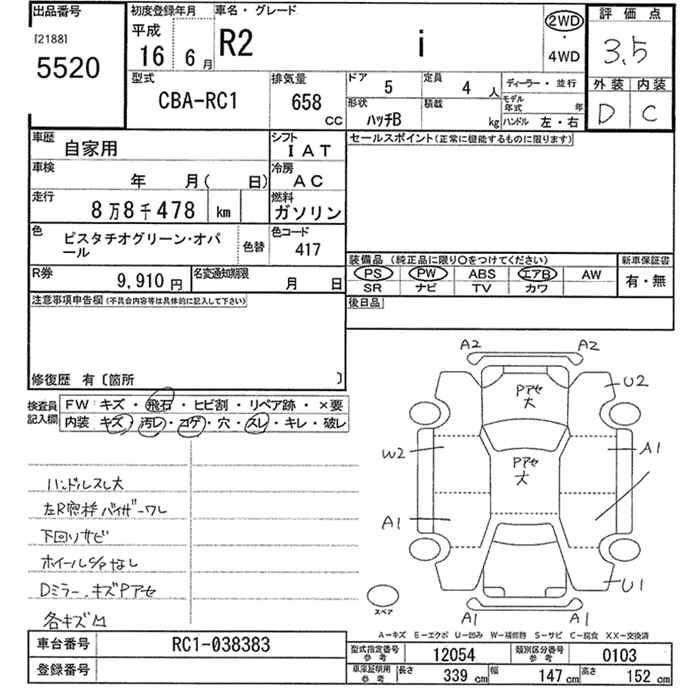 SUBARU R2