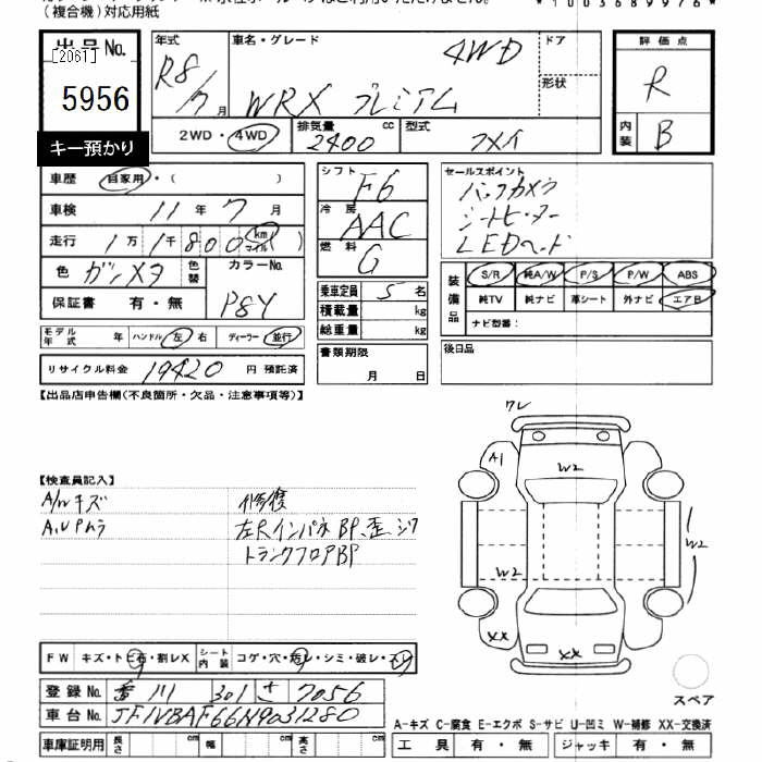 SUBARU WRX