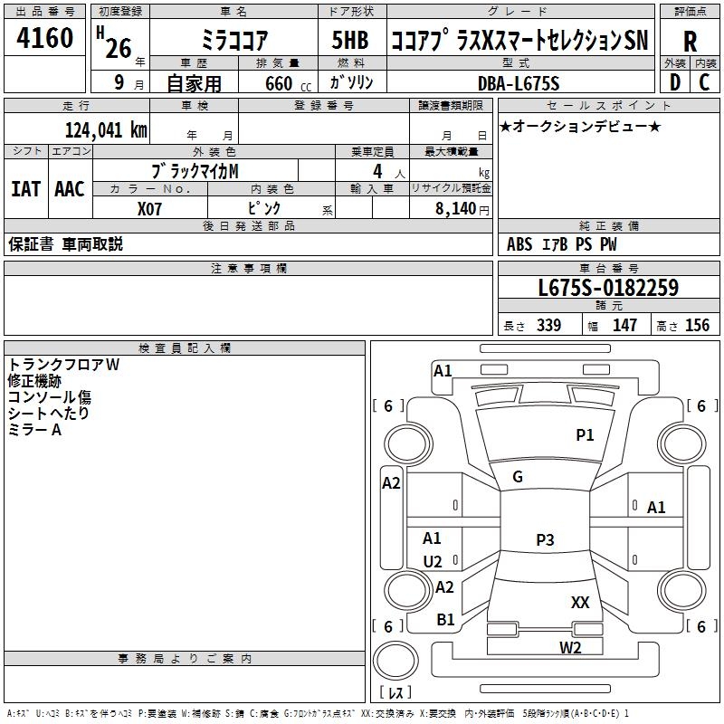 DAIHATSU MIRA COCOA