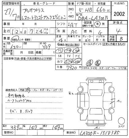 SUBARU PLEO PLUS