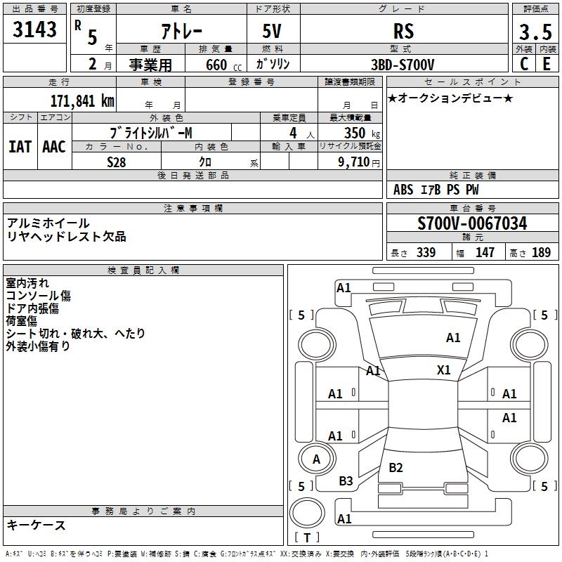 DAIHATSU ATRAI