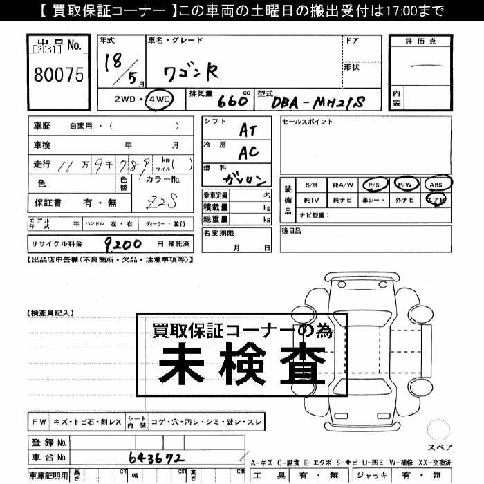 SUZUKI WAGON R
