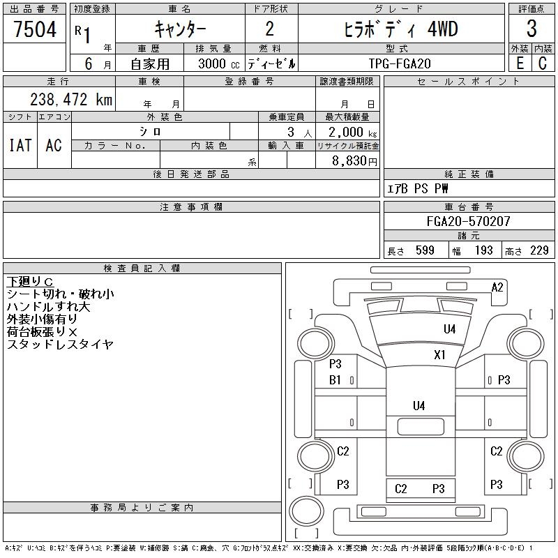MITSUBISHI CANTER