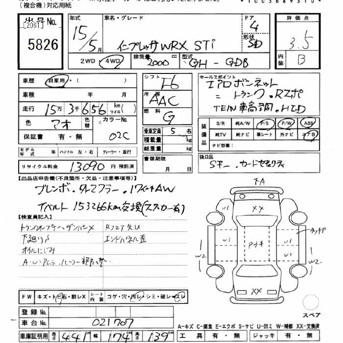 SUBARU IMPREZA