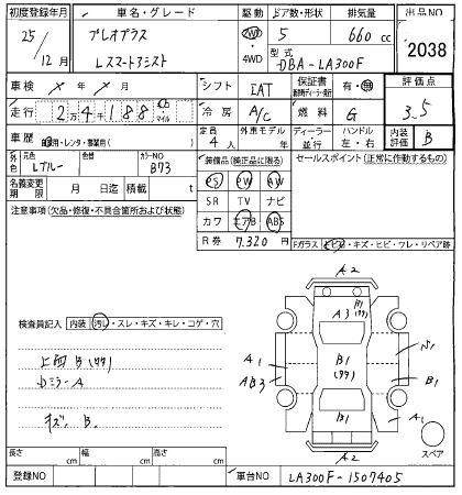 SUBARU PLEO PLUS