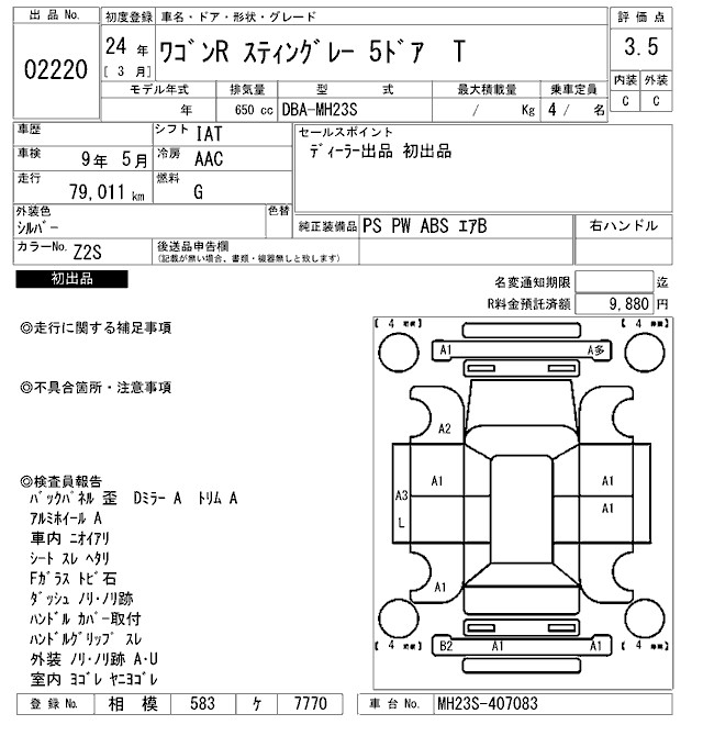 SUZUKI WAGON R STINGRAY