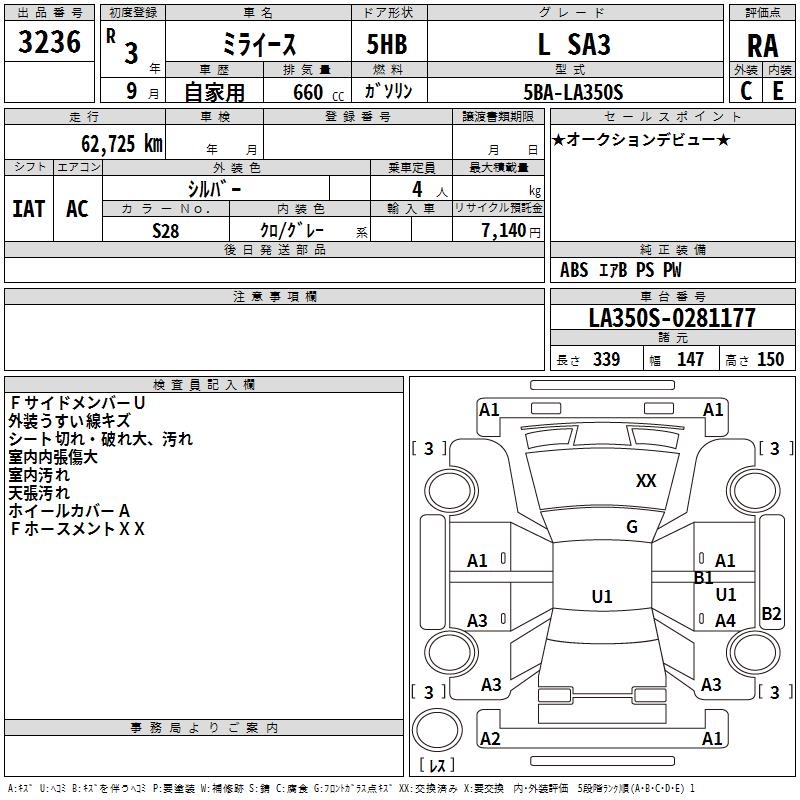 DAIHATSU MIRA E:S
