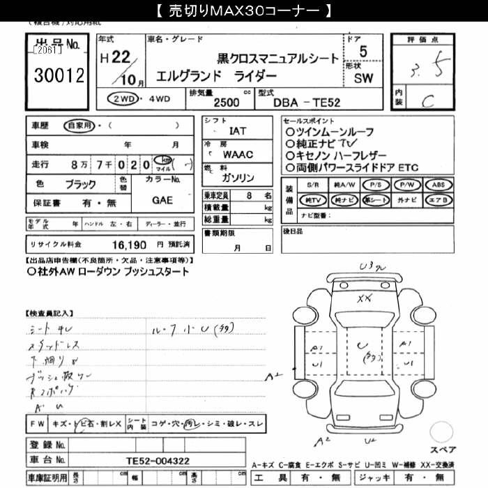 NISSAN ELGRAND