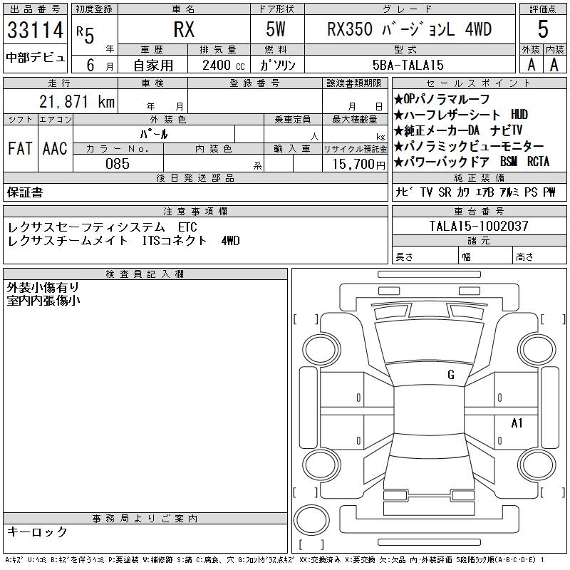LEXUS RX