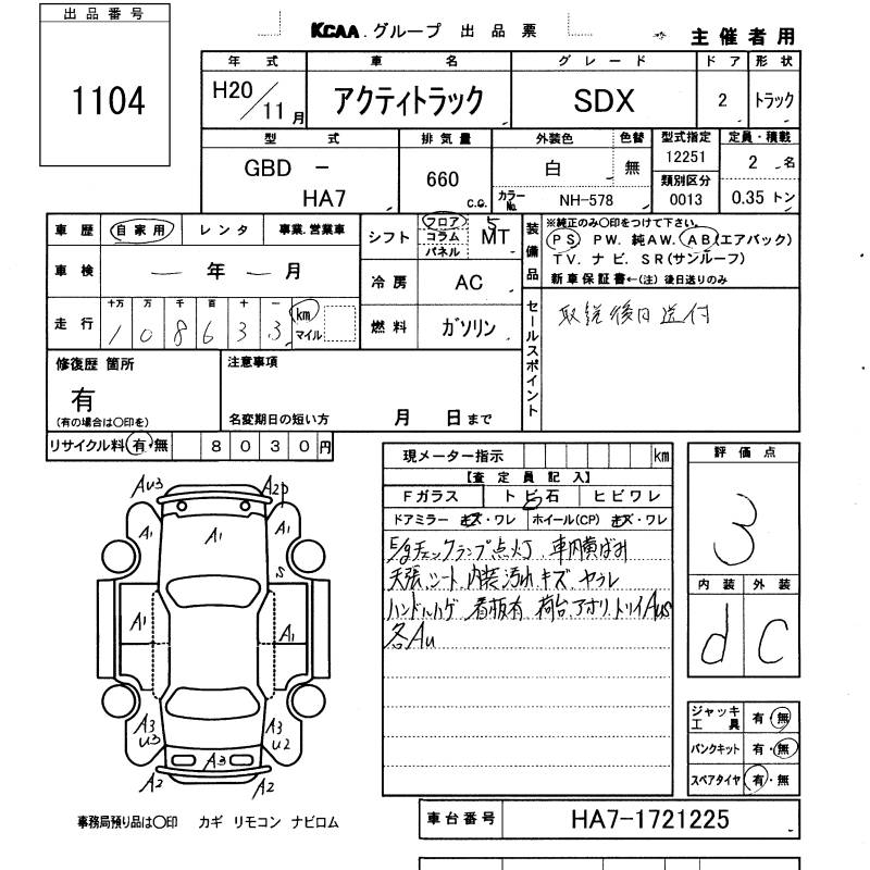 HONDA ACTY TRUCK