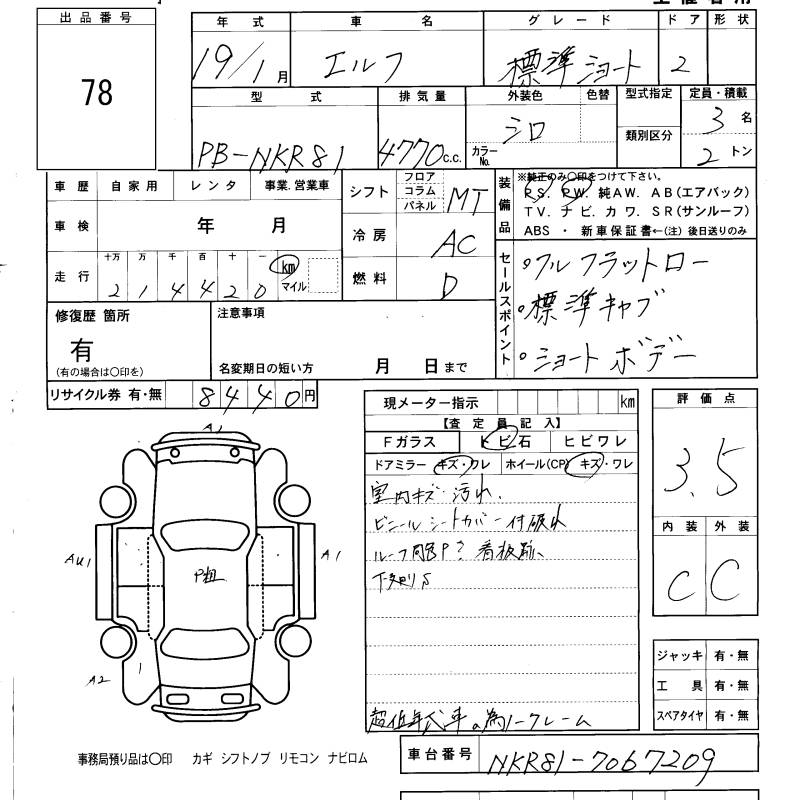SUZUKI ELF TRUCK