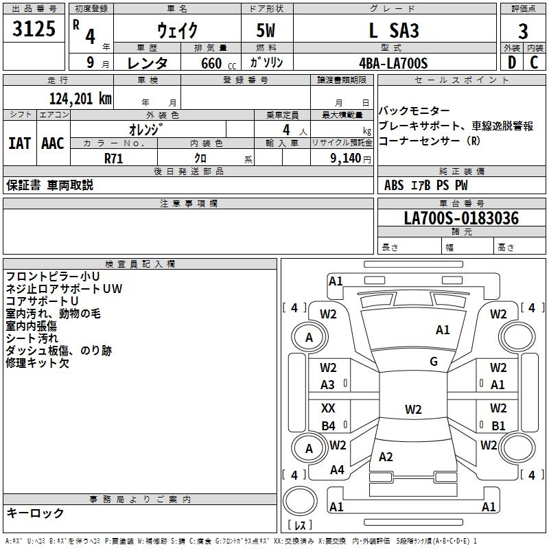 DAIHATSU WAKE