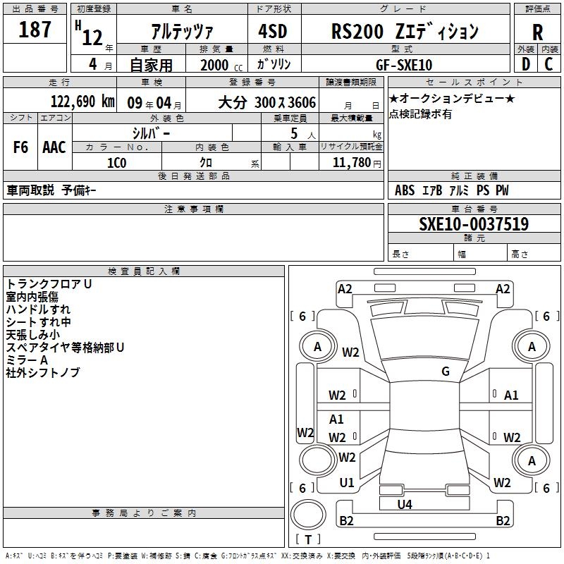 TOYOTA ALTEZZA