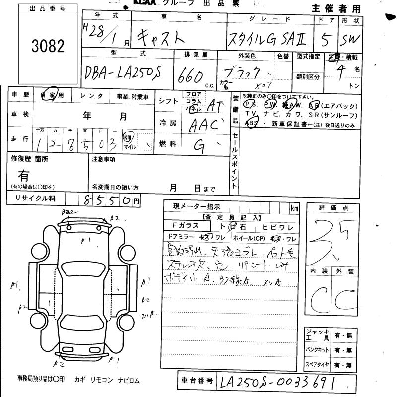 DAIHATSU CAST