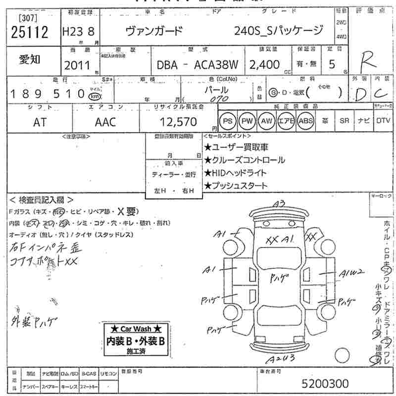TOYOTA VANGUARD
