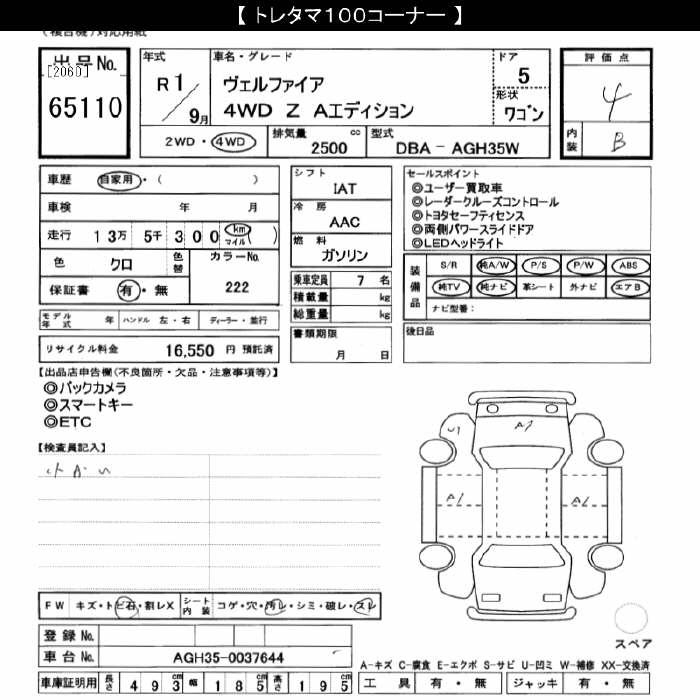 TOYOTA VELLFIRE