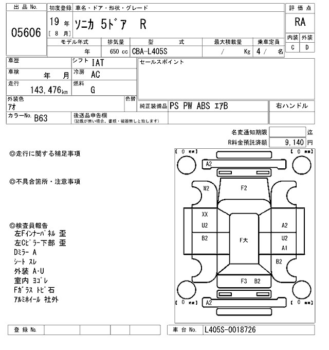 DAIHATSU SONICA