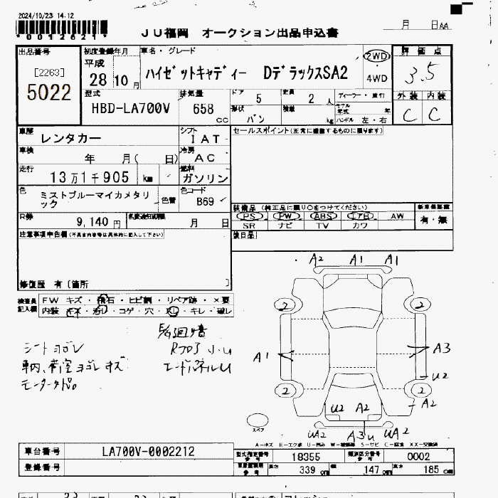 DAIHATSU HIJET CADDY