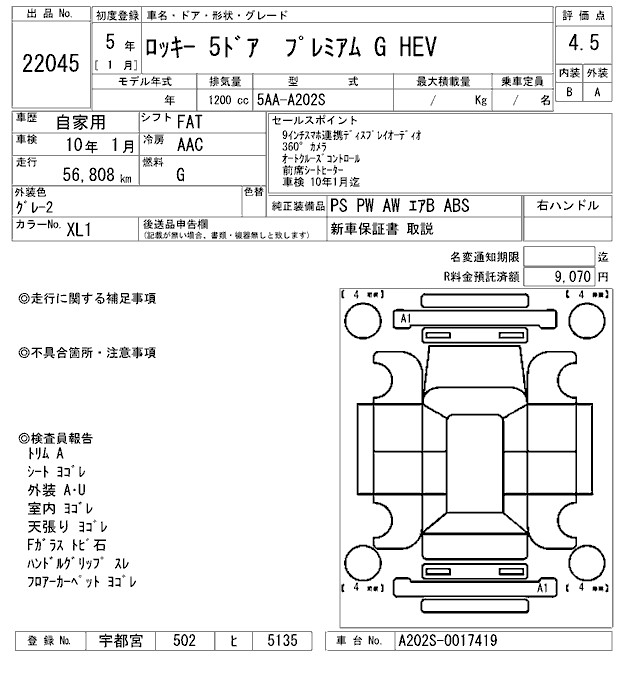 DAIHATSU ROCKY