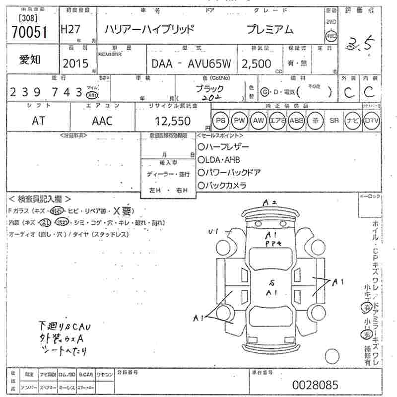TOYOTA HARRIER
