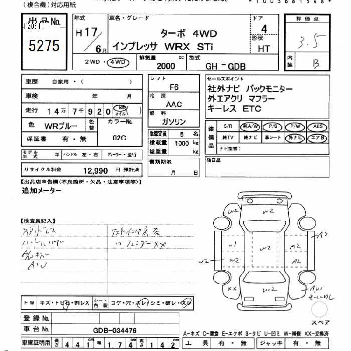 SUBARU IMPREZA